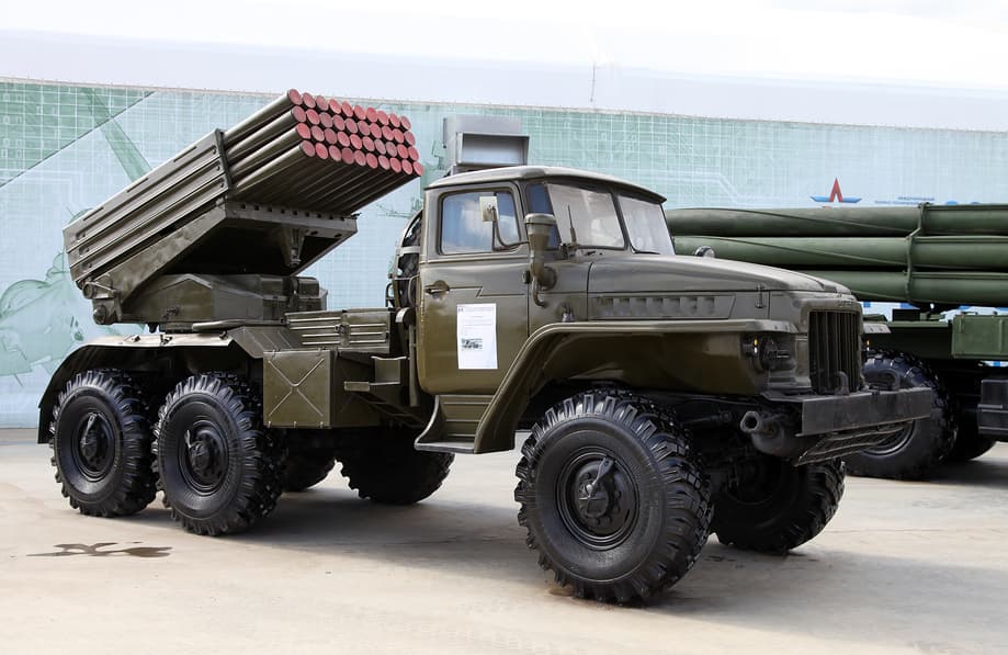Боевая машина 2Б5 БМ-21