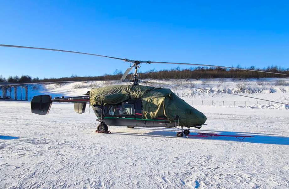 This is what the passenger module installed on the Ka-226T looks like