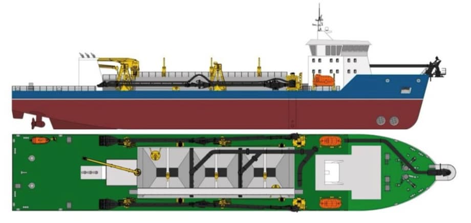 Проект дноуглубительного судна