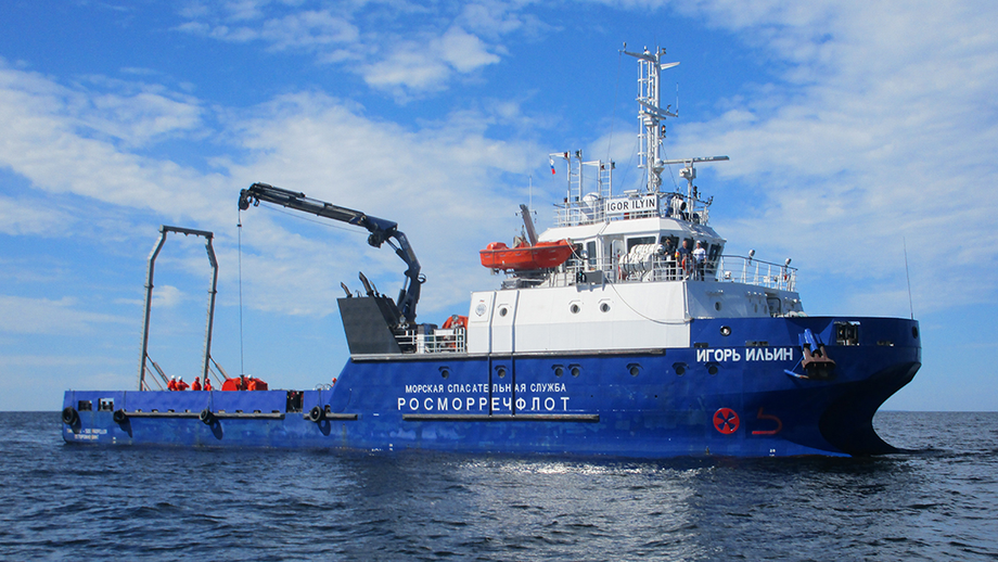 catamarán de buceo del proyecto SDS18 "Igor Ilyin"