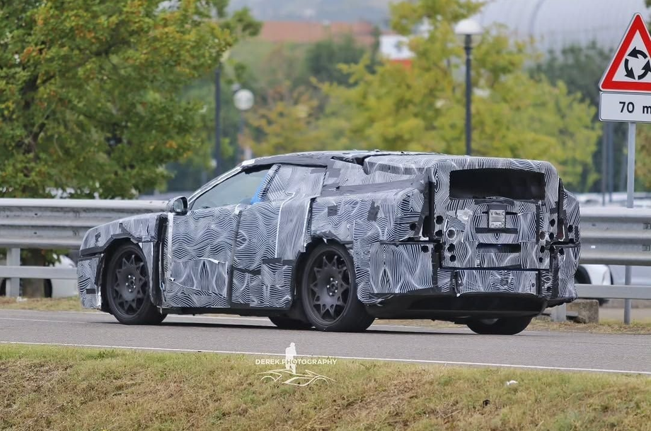 Camouflaged Ferrari prototype