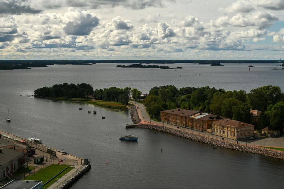 Vyborg Bay, where the cannon was raised from