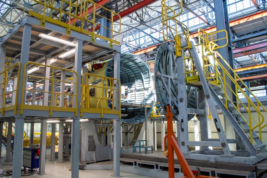 Подкилевой отсека самолёта МС-21-310 