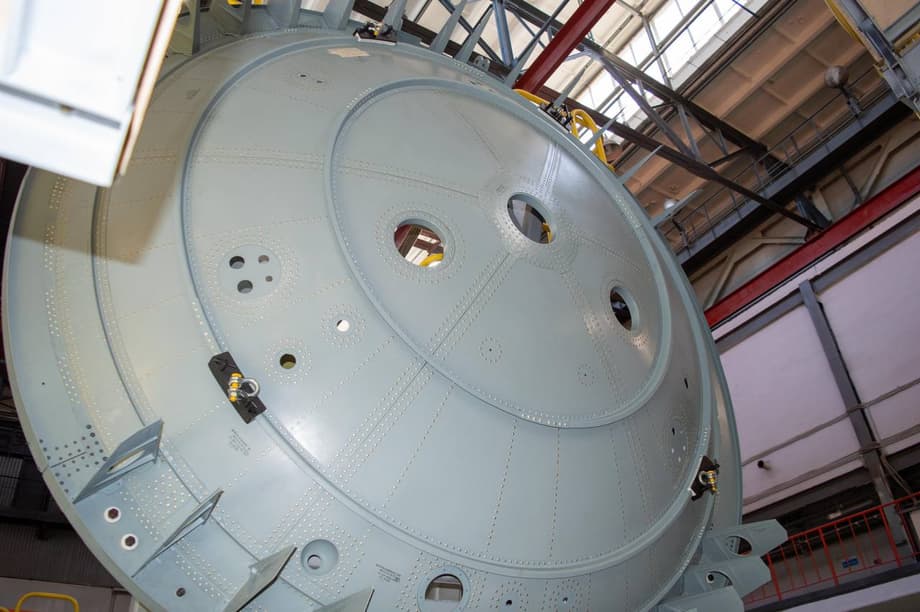 Подкилевой отсека самолёта МС-21-310 