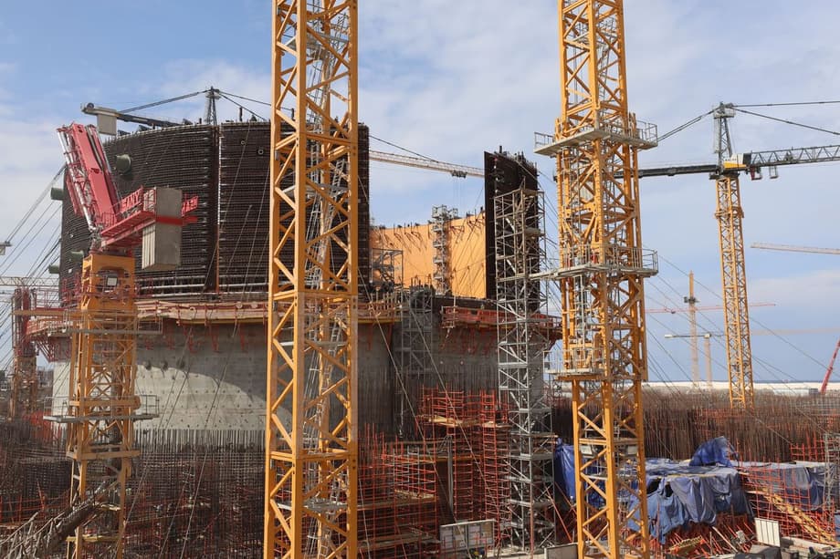 Sitio de construcción de la CEN «El Dabaa»