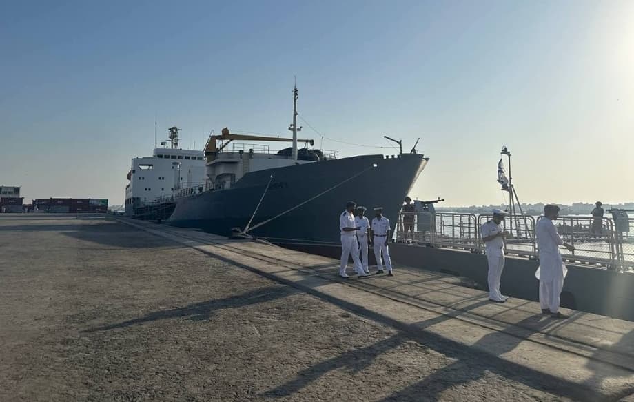 Sea tanker&nbsp;"Pechenga" of the Pacific Fleet