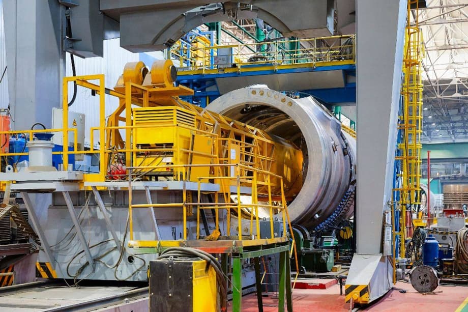 Cuerpo del reactor para la central nuclear de El Dabaa