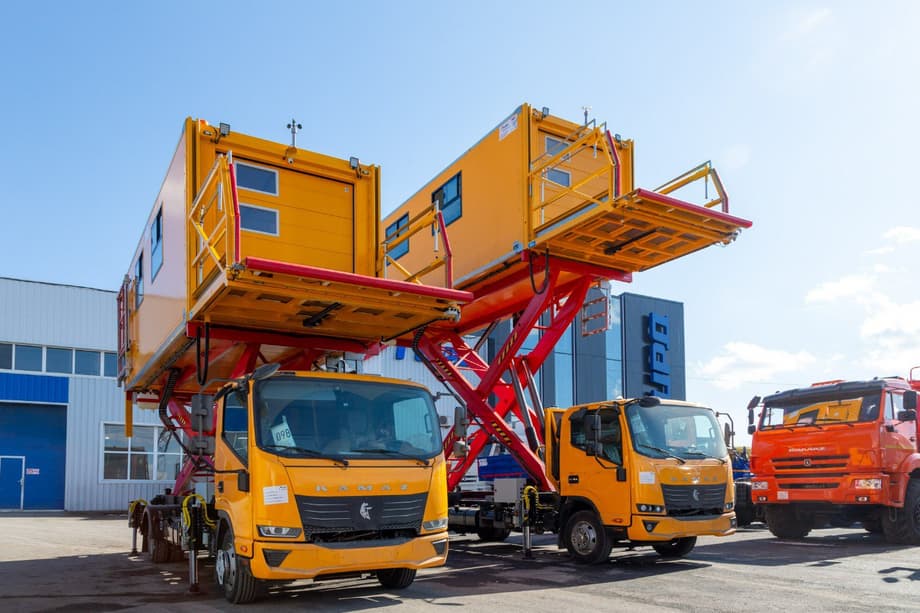 Ambulift sobre chasis «KamAZ Kompas-9»