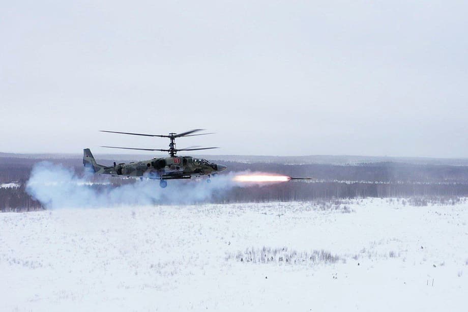 Ka-52 con misil «Vortex-1»