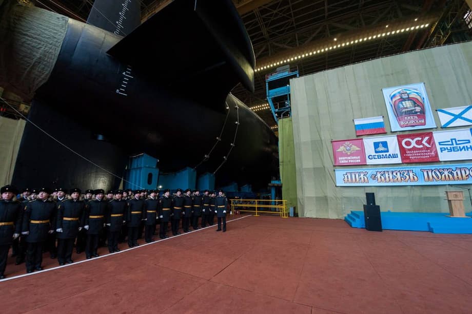 Nuclear submarine cruiser "Knyaz Pozharsky" of the "Borei-A" project