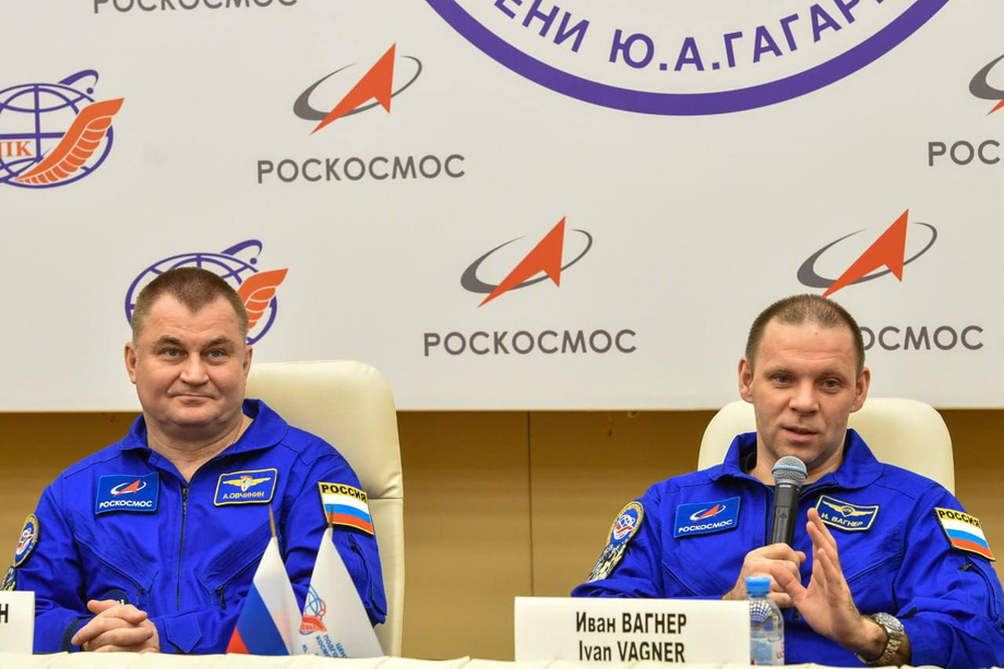 Cosmonauts of the 72nd ISS expedition Wagner and Ovchinin