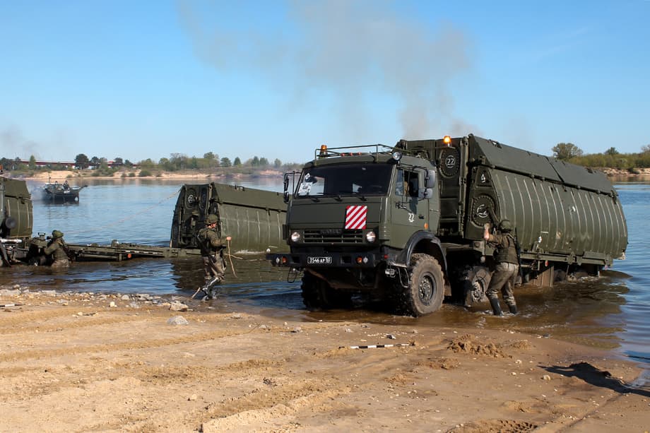 Понтонный парк ПП-91М