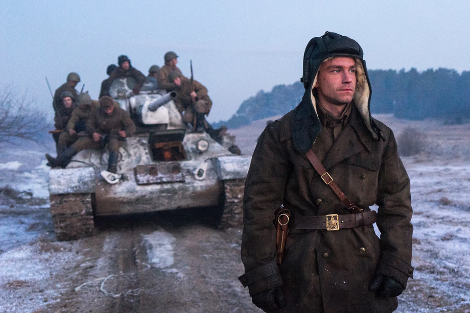 A still from the movie "T-34"