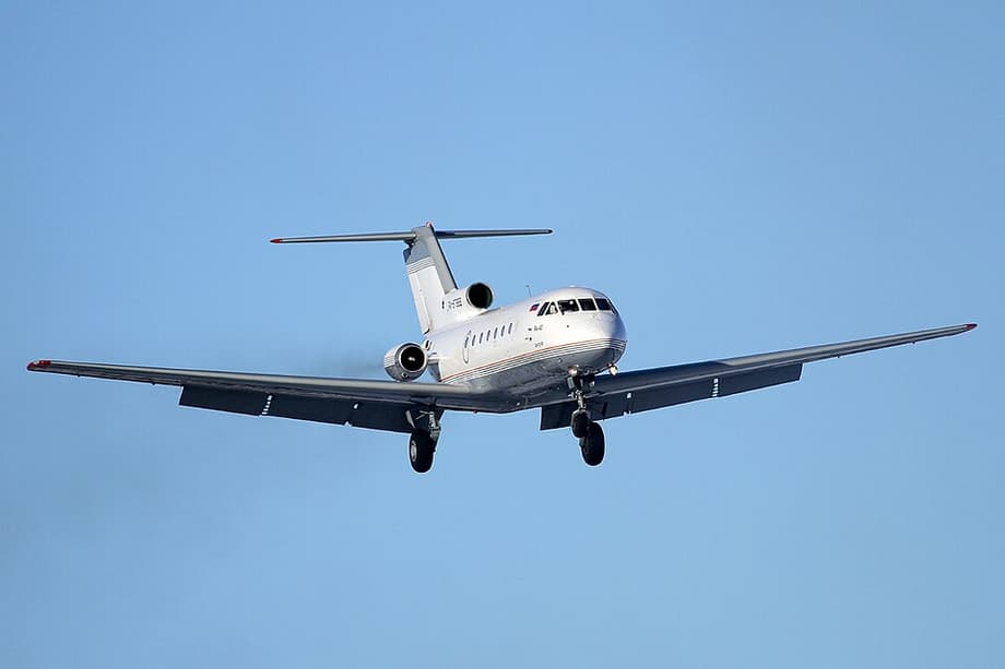 Yak-40 aircraft