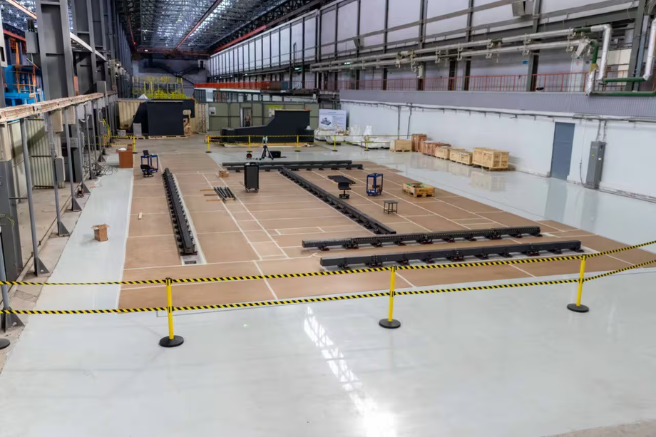 Aparato de remachado para el montaje del MS-21