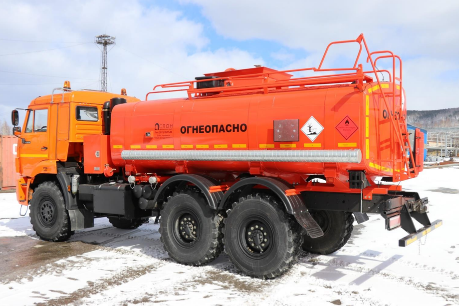 Russian-made tank truck