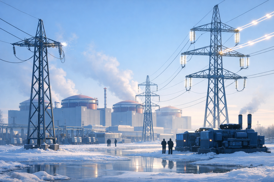 Central nuclear de Zaporiyia según la IA