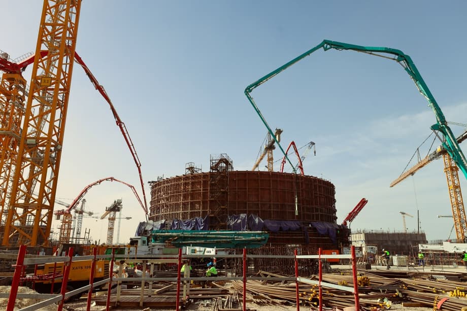Uno de los proyectos extranjeros de Rosatom (Egipto, central nuclear de El Dabaa)