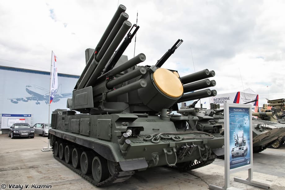 ZRPK 96K6 "Pantsir-S1" on a tracked chassis