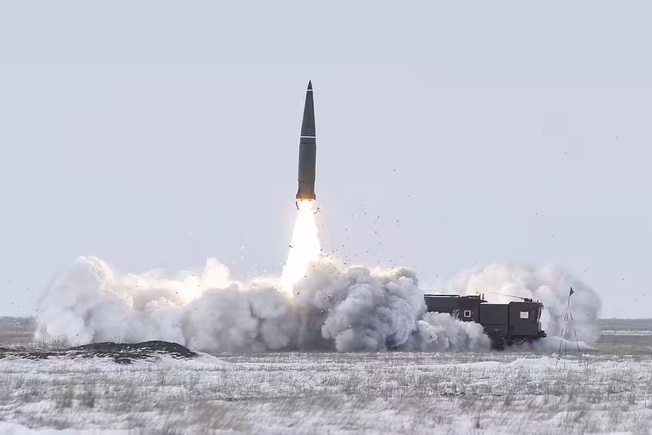 Launch of the OTRK&nbsp;"Iskander-M" missile