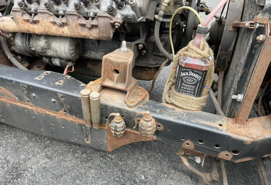 rat rod based on a Volga