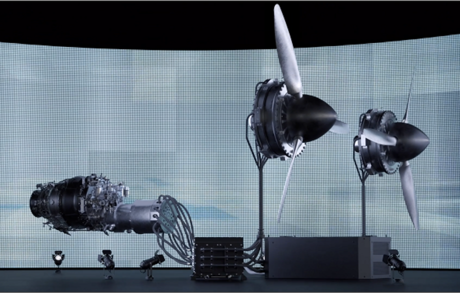 3D-модель гибридной силовой установки. Фото: Ростех<br>
