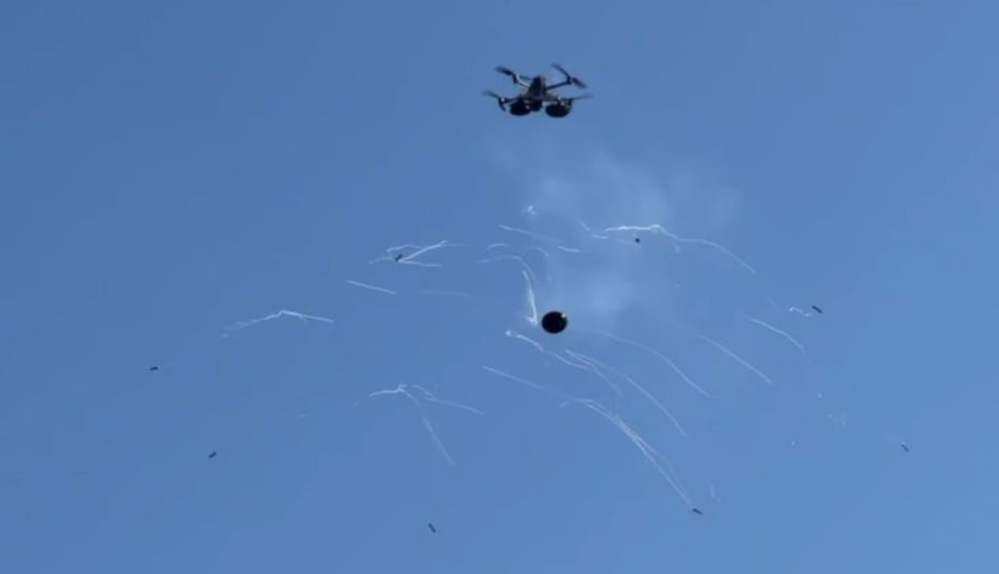 Работа дрона с «Колокольчиком»