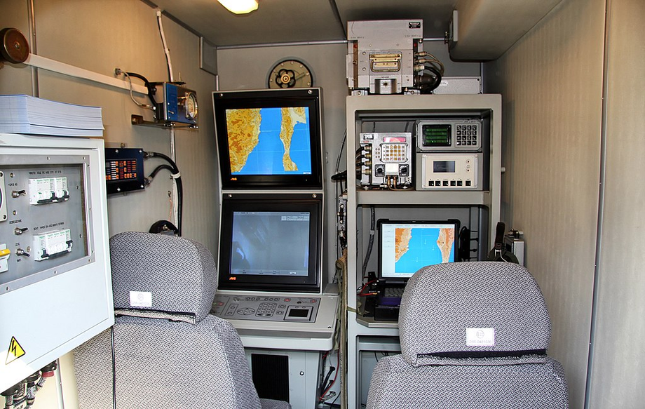 Кабина боевого управления контейнерного комплекса ракетного оружия Club-K