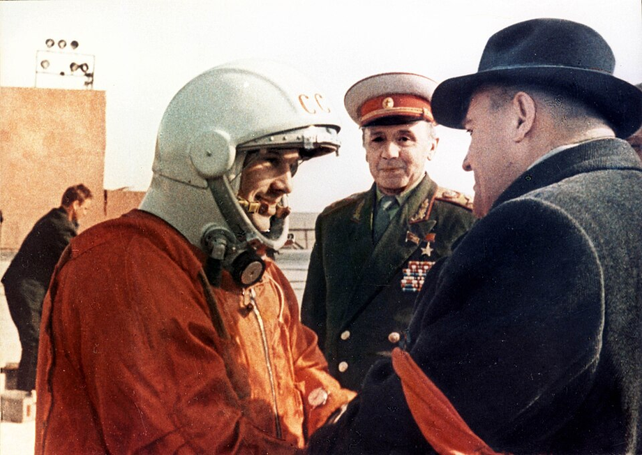 Yuri Alekseyevich Gagarin before the flight