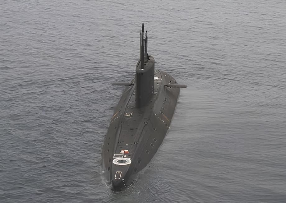 One of the submarines of project 636.3 "Varshavyanka"