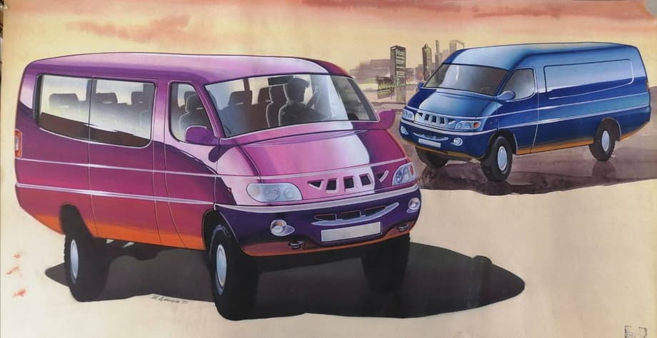 Эксизы УАЗ-452, созданные в 1992-1995 годах на Ульяновском автозаводе<br>