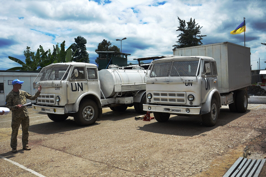 МАЗ-500А в ливрее ООН