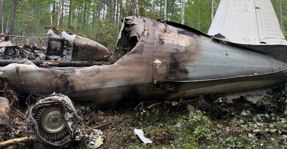An-24 plane crashed in the Amur Region