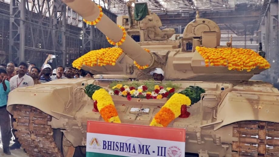 Т-90 Mk III&nbsp;(Bhishma Mk III) на танковом заводе Heavy Vehicles Factory (HVF) индийской государственной компании Armored Vehicles Nigam Limited (AVNL)