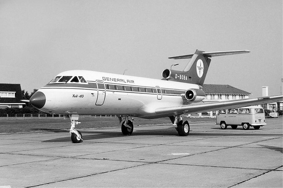 &nbsp; Yak-40 of the General Air airline&nbsp;&nbsp;