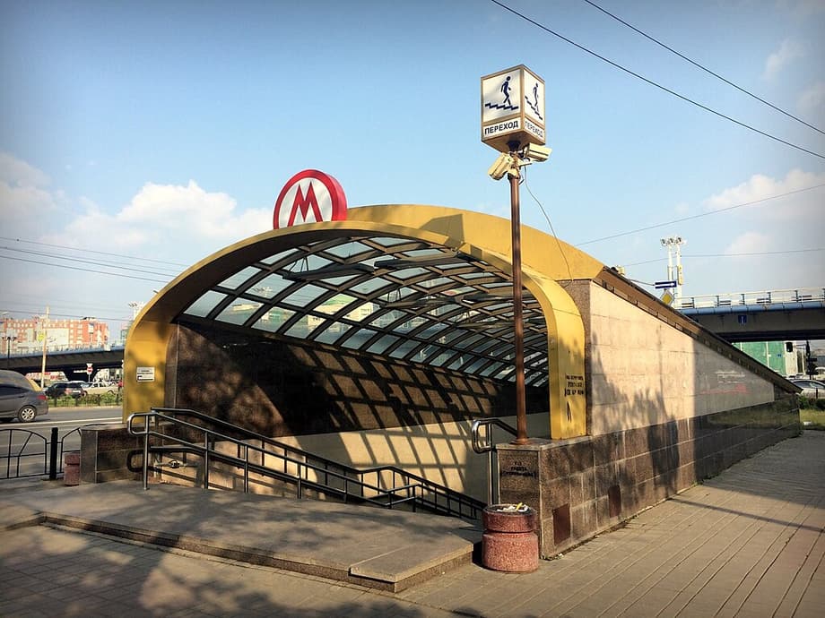 Transición de la estación de metro inconclusa de Omsk