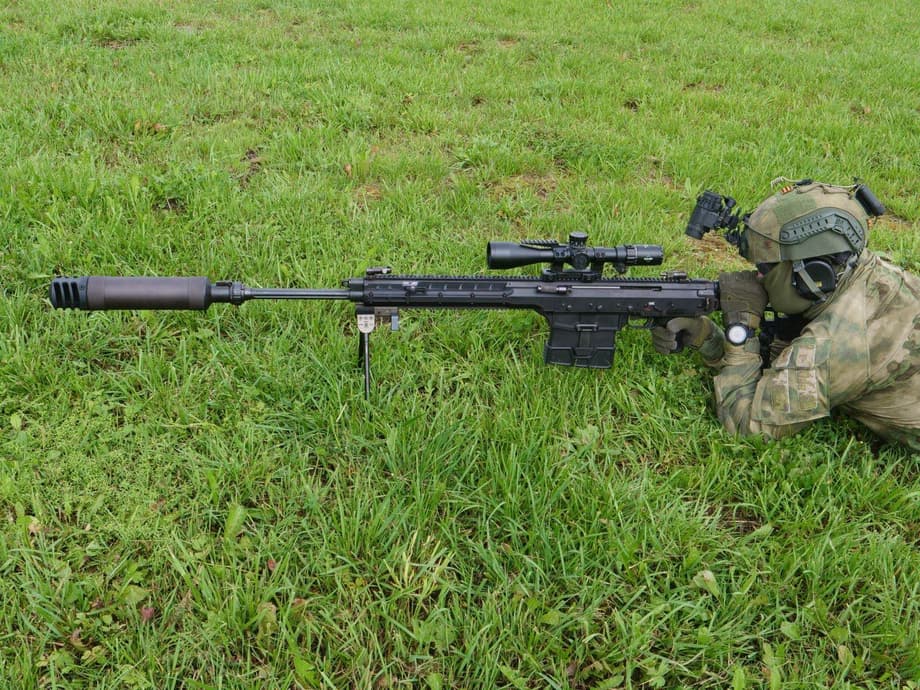 El rifle fue presentado por primera vez muy recientemente, en el foro "Ejército-2023"