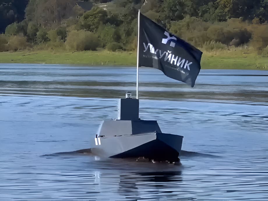 USV with fiber optic control