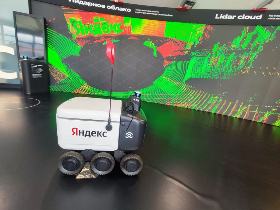 Robot de entrega de "Yandex"