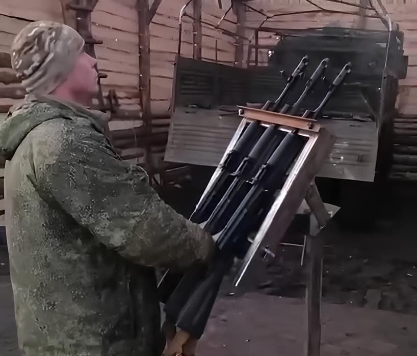 Огневая установка из трёх АК-74М