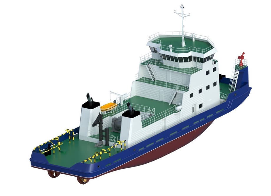 Концепт буксира-толкача проекта 00443