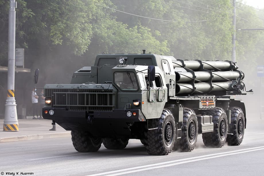 Пусковая установка 9А54 РСЗО 9К515 «Торнадо-С»