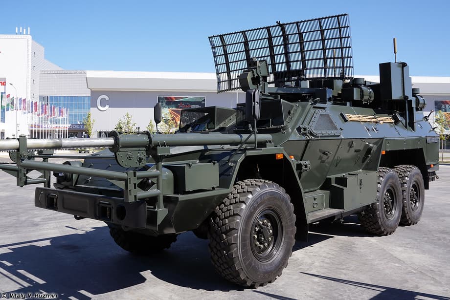 Remote mine clearance vehicle 15M107 Listva based on KAMAZ-5326
