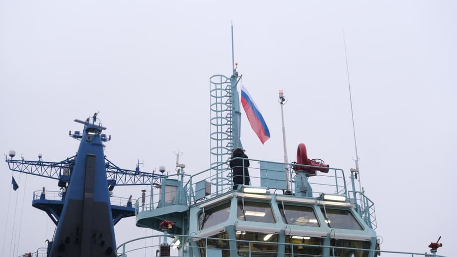 Поднятие флага на атомном ледоколе&nbsp;«Якутия» проекта 22220