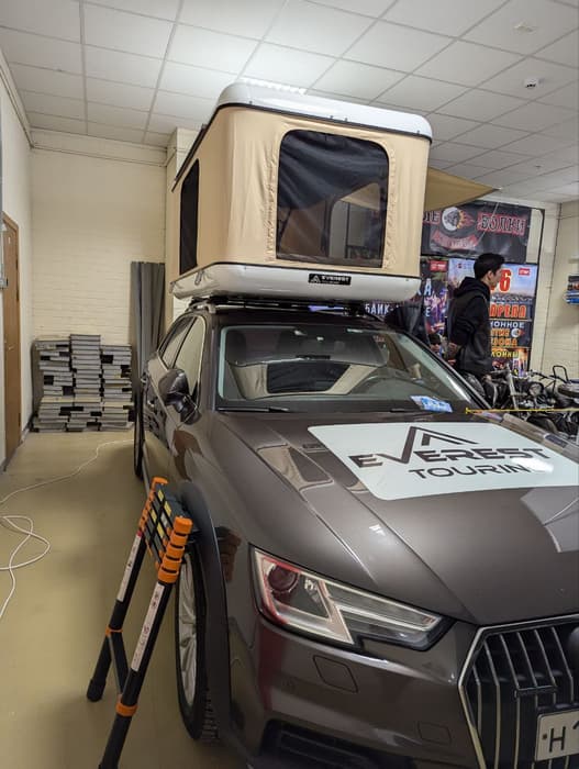 Палатка Roofer на автомобиле<br>