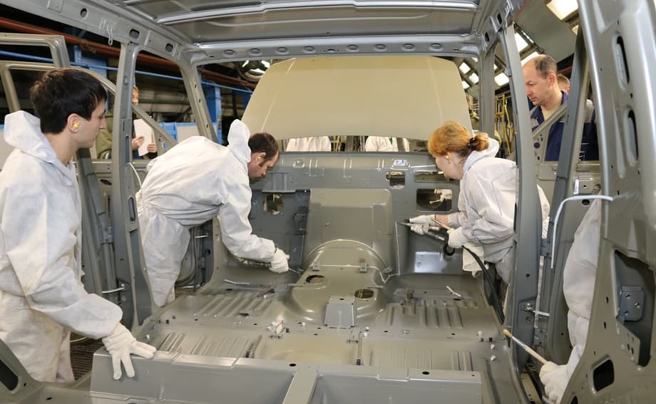 Окраска УАЗа, архивное фото<br>