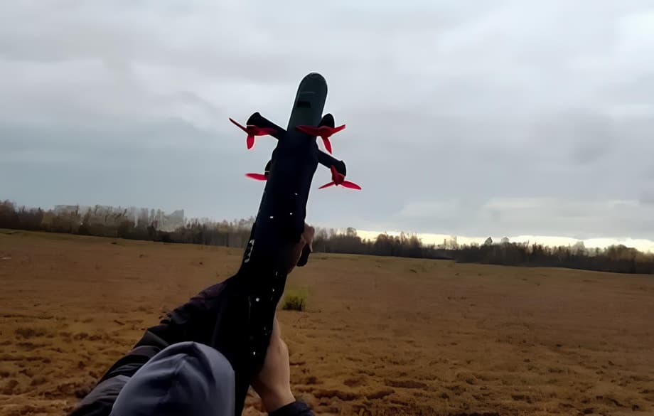 испытания перехватчика БПЛА&nbsp;«Молот» 