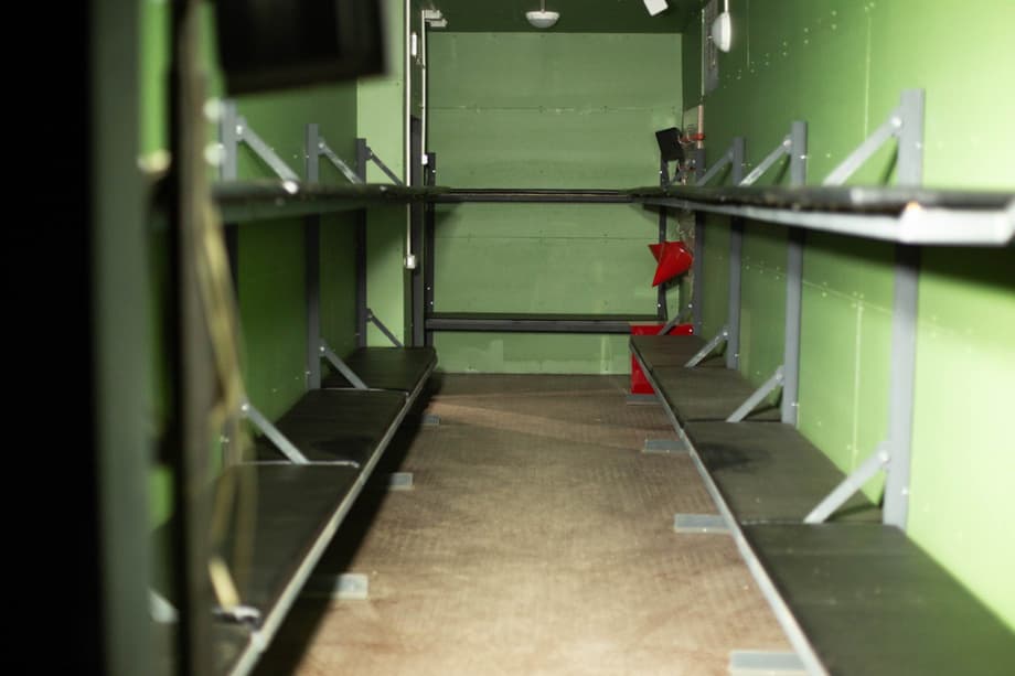 Мобильное убежище «КУБ-М», вид изнутри