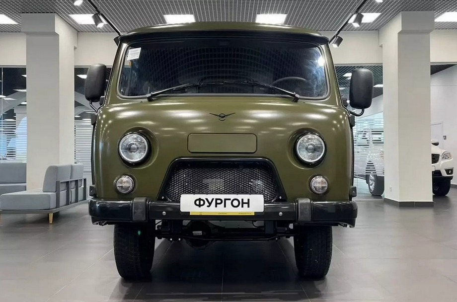 УАЗ СГР («Буханка») с чёрным логотипом