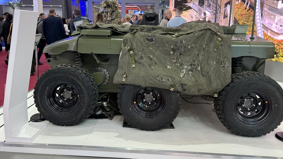 Robotic wheeled armored platform "Thor"
